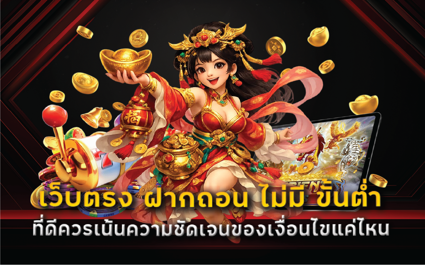 เว็บตรง ฝากถอน ไม่มี ขั้นต่ำ ที่ดีควรเน้นความชัดเจนของเงื่อนไขแค่ไหน